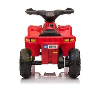 VTT à conducteur porté KidsVip 6V X Edition - Rouge - Édition anglaise