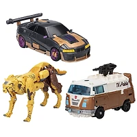 Transformers: Rise of the Beasts Buzzworthy Bumblebee Jungle Mission, Pack de 3 figurines de 12,5 cm - Notre exclusivité
