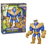 Marvel Avengers Mech Strike Monster Hunters, figurine deluxe Thanos Coup de poing du monstre de 22,5 cm