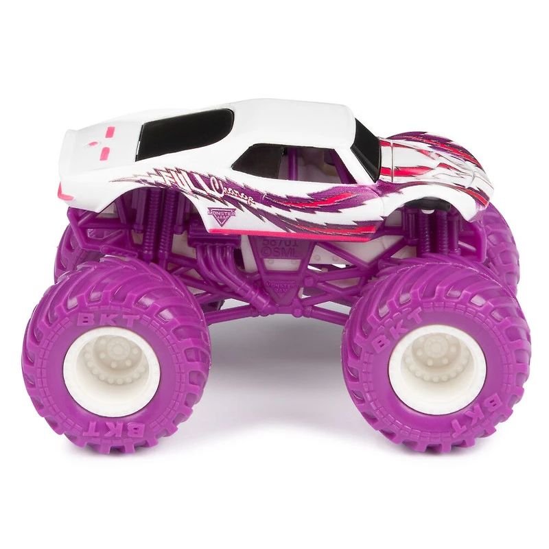 Monster Jam, Monster trucks en métal moulé Blue Thunder Vs. Full Charge officiels, échelle 1:64