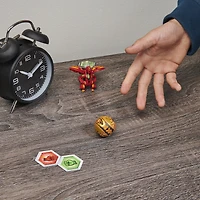 Bakugan Ultra, Demorc, Figurine Geogan Rising articulée de 7,6 cm et carte à collectionner