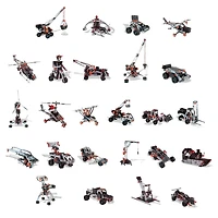 Meccano, Ensemble de construction motorisé Super Construction 25 en 1, Jouet éducatif STEAM, 638 pièces