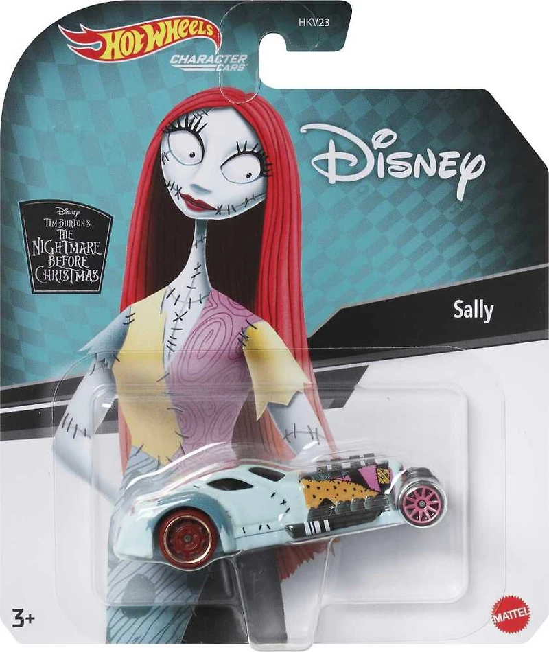 Hot Wheels Sally Character Car, Collectible 1:64 Scale Toy Car Inspired by The Nightmare Before Christmas
