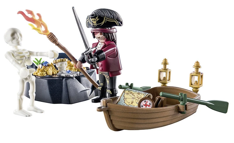 Playmobil - Starter Pack Pirate et barque