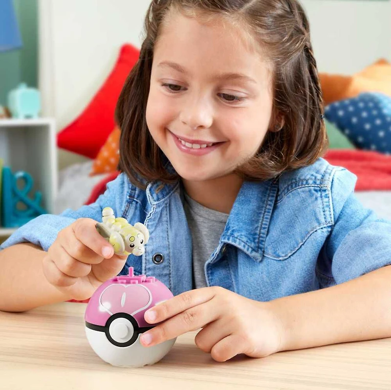 MEGA  Pokémon  Figurine articulée  Pâtachiot, Pokéball (31pièces)