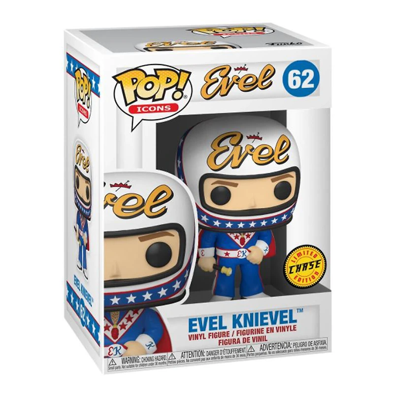 Figurine en Vinyle Evel Knievel with Cape  par Funko POP!