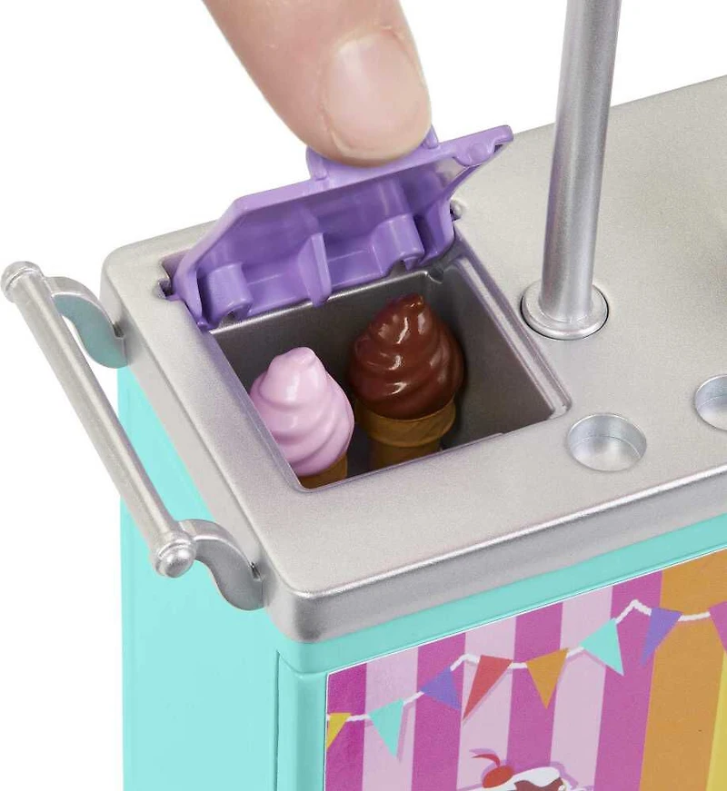 Barbie - Coffret de jeu - Promenade à la plage, Brooklyn et Malibu