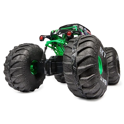 Monster Jam, Monster truck tout-terrain radiocommandé Mega Grave Digger officiel, plus de 60 cm de haut, échelle 1:6