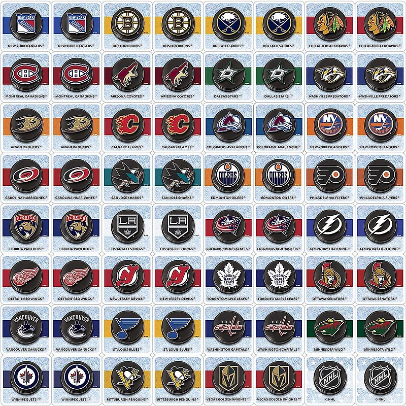 Jeu de mémoire de hockey NHL Matching Game