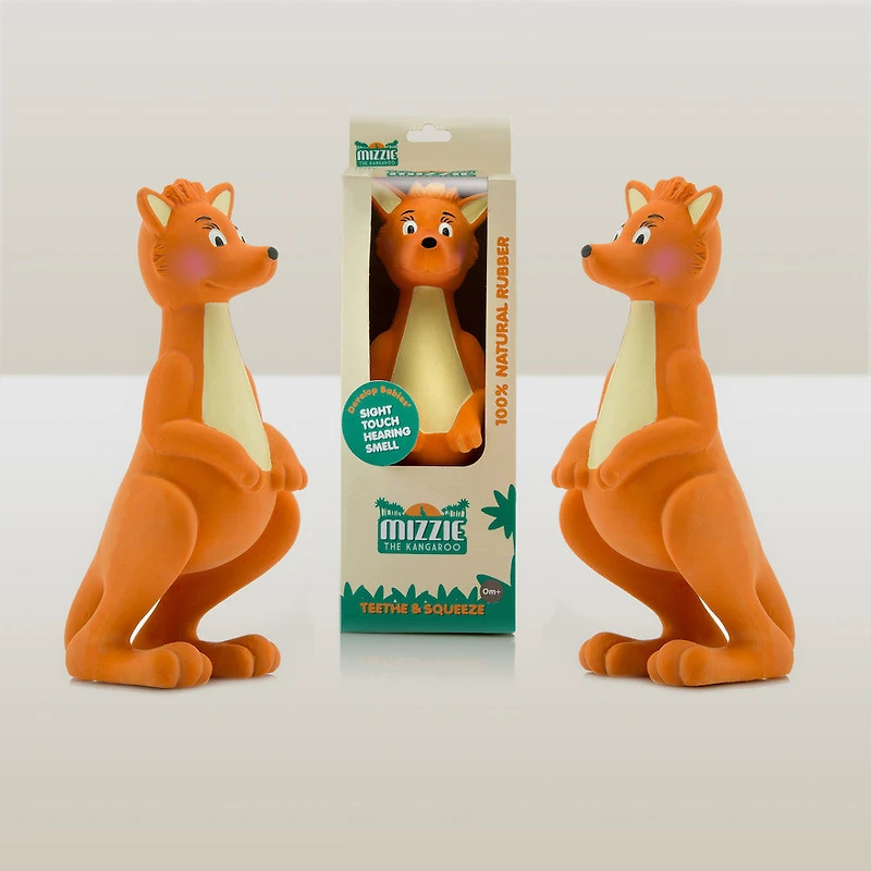 Mizzie The Kangaroo - Natural Teeether - Édition anglaise
