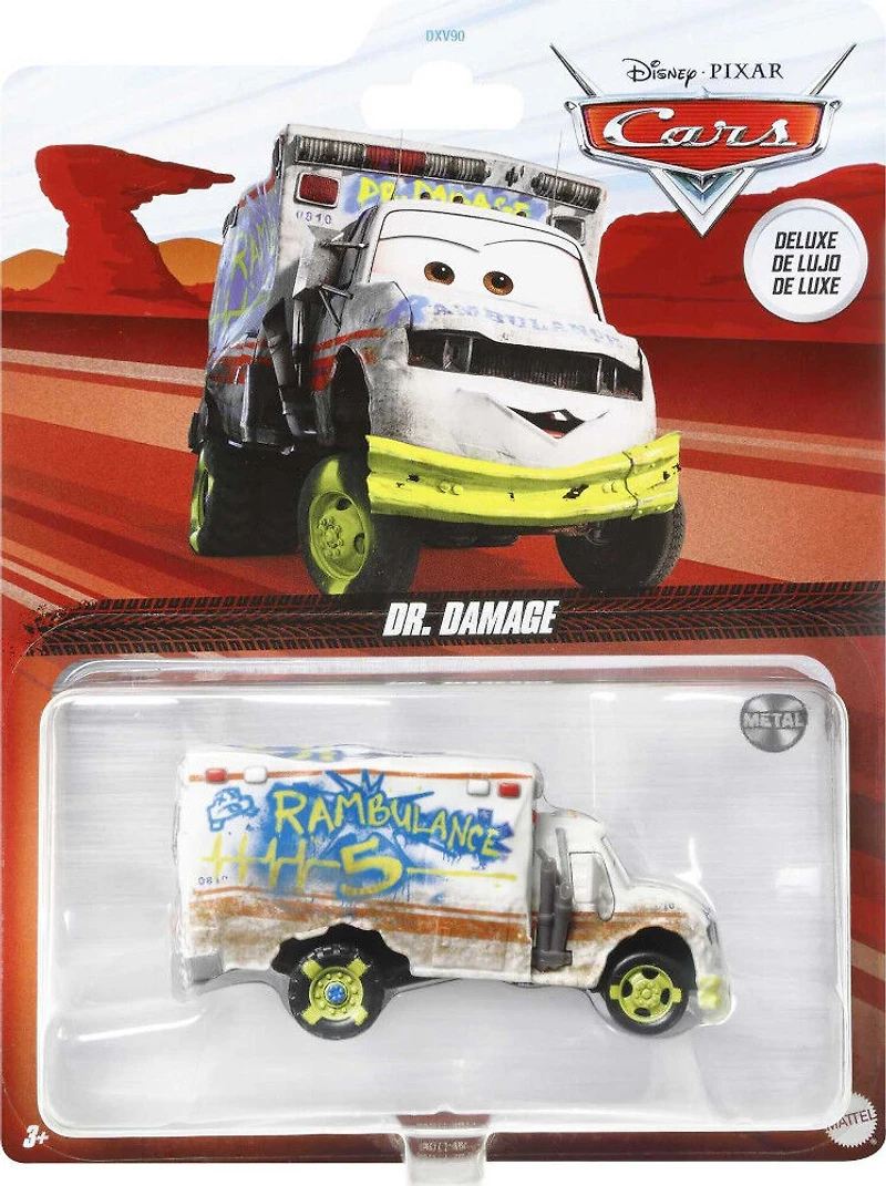 Disney and Pixar Cars Dr. Damage Deluxe Vehicle