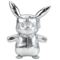 Peluche Pokémon Sélection de 20 cm - Pikachu argenté