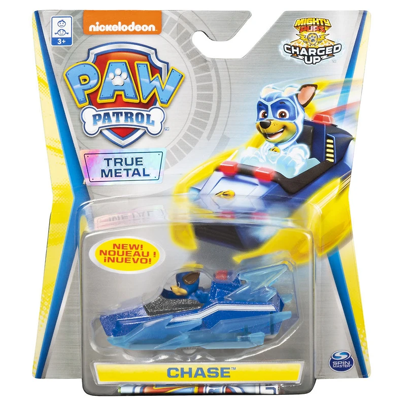 PAW Patrol, Véhicule Chase en métal True Metal à collectionner
