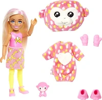 Barbie Chelsea Cutie Reveal Série Jungle-Poupée singe