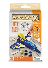 Mini Avion à réaction à assembler Wood WorX