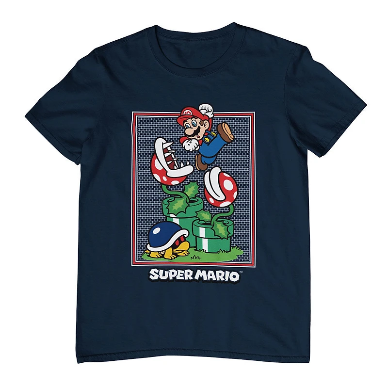 Super Mario- Navy Blue T-Shirt