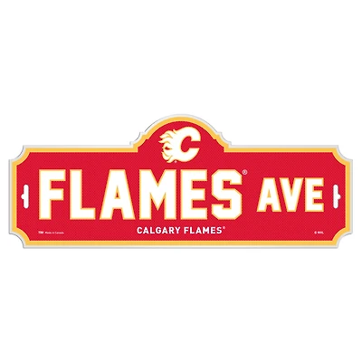 Plaque de rue des Calgary Flames de la LNH