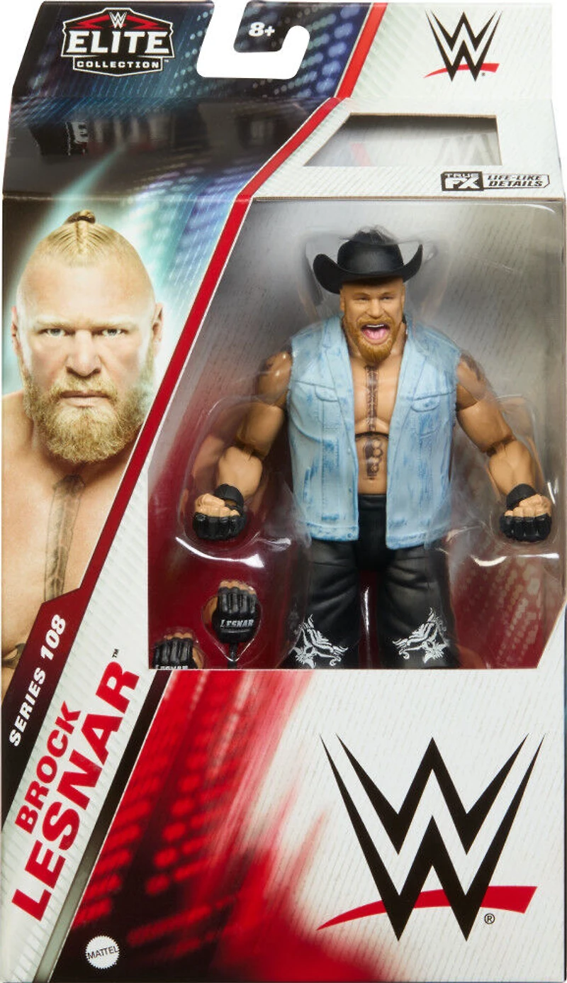 WWE-Brock Lesnar-Figurine articulée Élite 15cm de collection