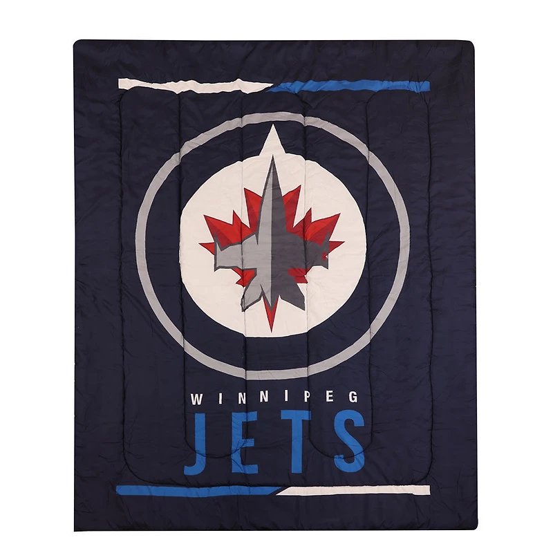 Ensemble de literie simple 4 pièces LNH- Jets de Winnipeg