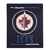 Ensemble de literie simple 4 pièces LNH- Jets de Winnipeg