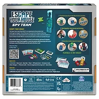 Escape Room The Game, Escape Your House: Spy Team Fun Strategy Family Board Game