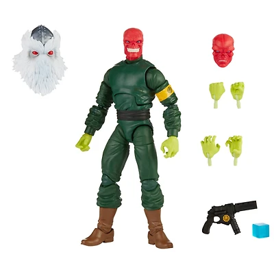 Marvel Legends Series Red Skull Figure and 7 Accessories and 1 Build-a-Figure Part