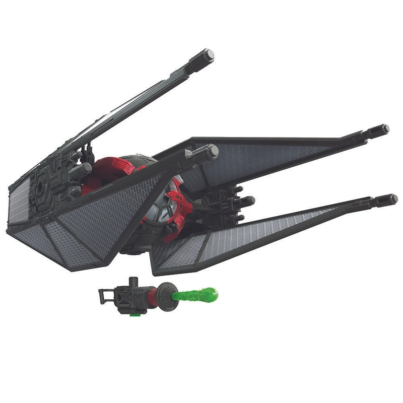 Star Wars Mission Fleet, TIE Whisper, figurine Kylo Ren de 6 cm et véhicule