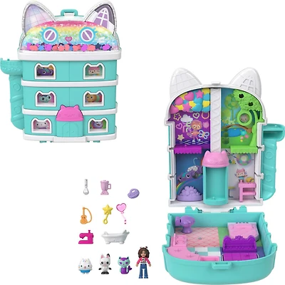 Polly Pocket-Coffret Gabby et la maison magique-9accessoires