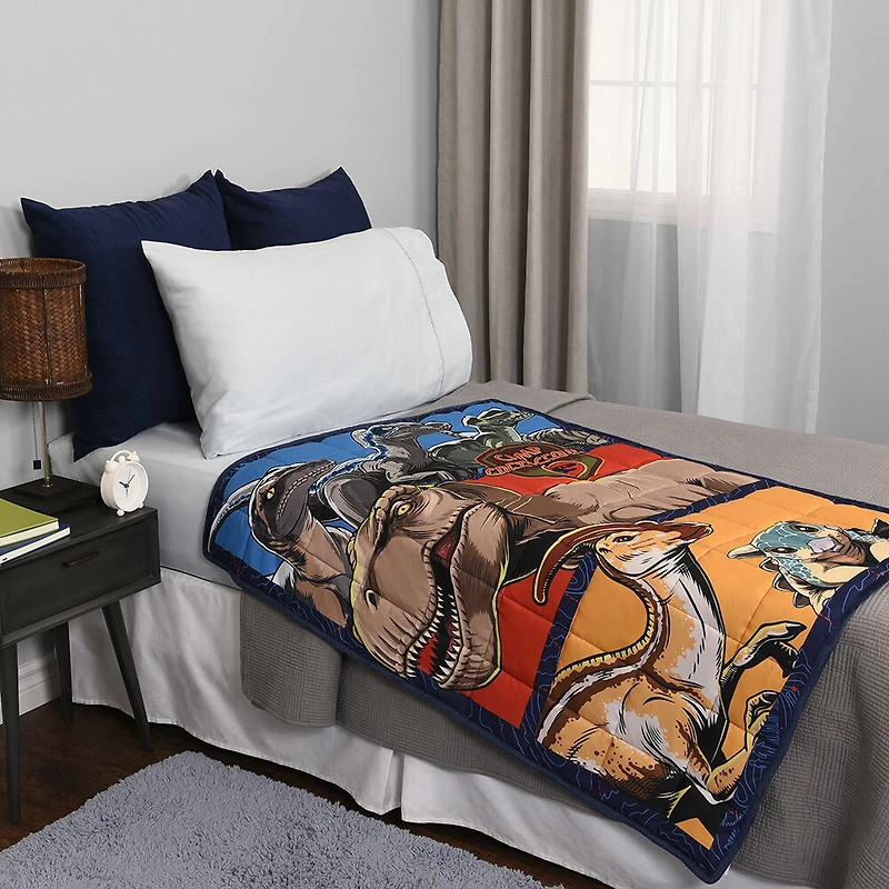 Jurassic Park Kids Weighted Blanket (36 x 48 inches), 5lbs