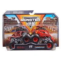 Monster Jam, Monster trucks en métal moulé Octon8er Vs. Crushstation officiels, échelle 1:64