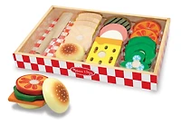 Melissa & Doug Wooden Sandwich Making Set