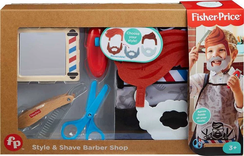 Fisher-Price - Salon de barbier Coiffiure et Rasage