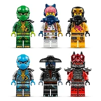 LEGO NINJAGO Thunderfang, le dragon du chaos, jouet de ninjas, ensemble de combat avec 6 figurines 71832