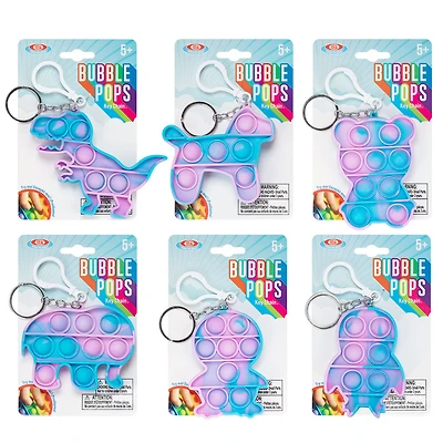 ALEX - Bubble Pop Key Chain Tye Dye - One per purchase
