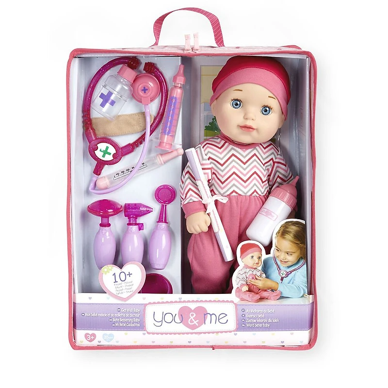 You & Me 14 inch Get Well Baby Doll