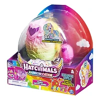 Hatchimals CollEGGtibles, Coffret Family Hatchy Home Rainbow-cation avec 3 personnages et jusqu'à 3 bébés surprises (les styles peuvent varier)