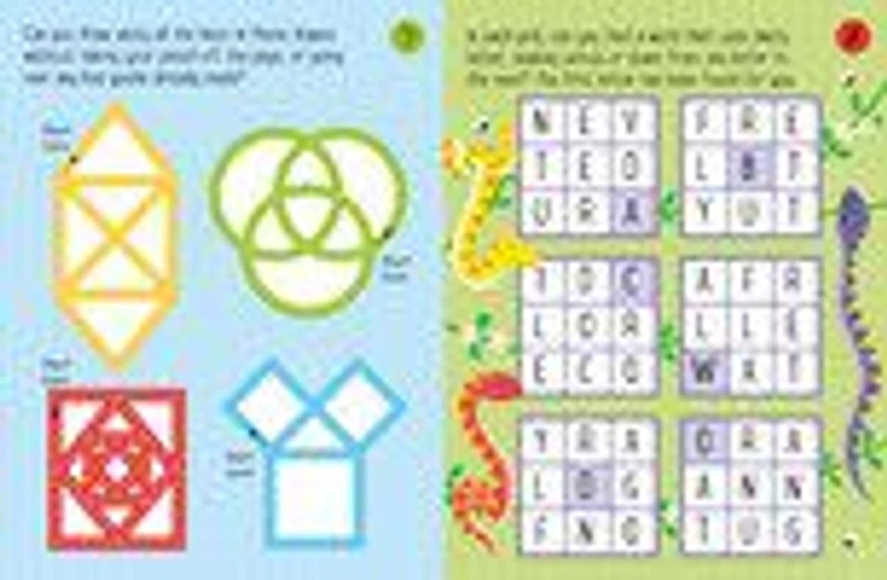 Usborne Minis: Pencil and Paper Puzzles - English Edition