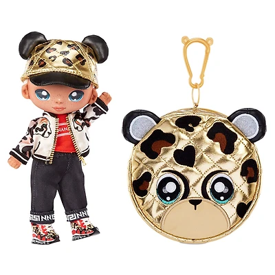 Na Na Na Surprise série Glam 2, Gianni Wilde : poupée-mannequin de 19 cm (7,5 po) patriote inspirée d'un guépard