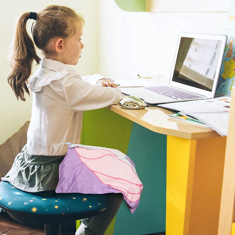 Emoji Unicorn Kids Weighted Lap Blanket (21"x 21") 4lbs