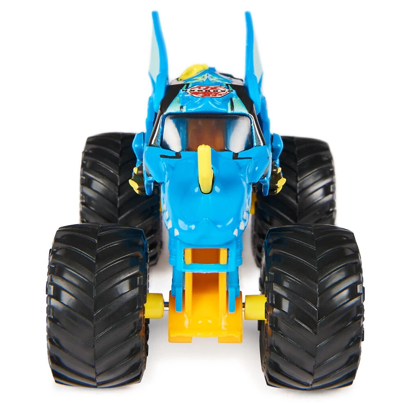 Monster Jam, Monster truck en métal moulé Bakugan Dragonoid (bleu) officiel, échelle 1:64, Jouets pour garçons à partir de 3 ans