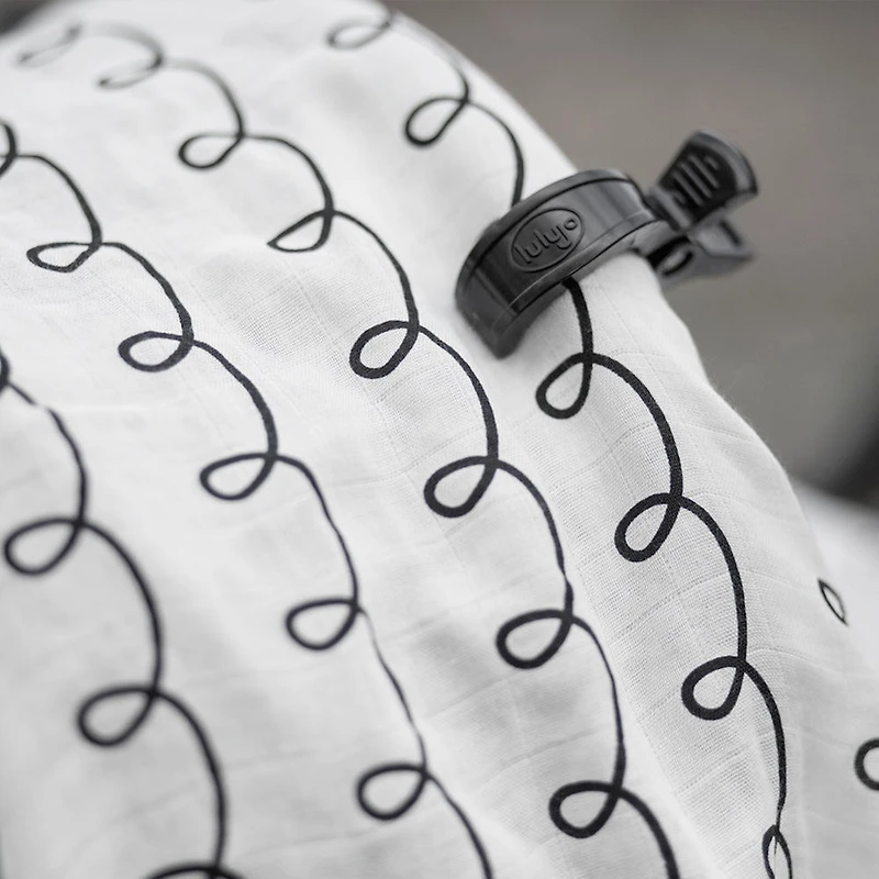 Clips de poussette 2pk - Noir