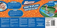  Banzai Glissade D'Eau Soak 'N Splash De 4, 8 M (L)