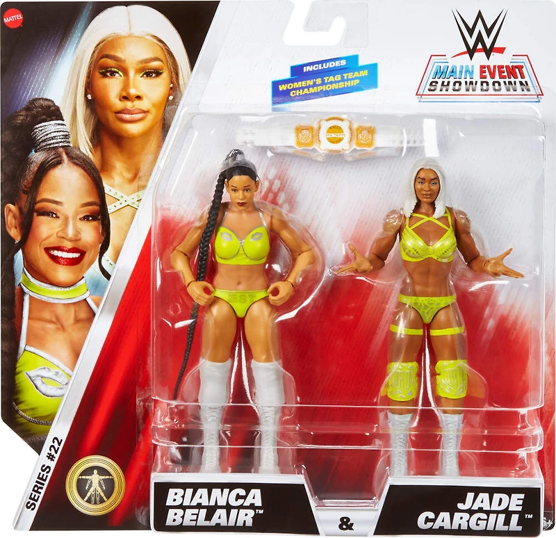 WWE-Coffret Main Event Showdown-Figurines Jade Cargrill & Bianca Belair
