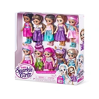 Zuru Sparkle Girlz Little Friends Set of 10 Dolls (Styles May Vary) - R Exclusive