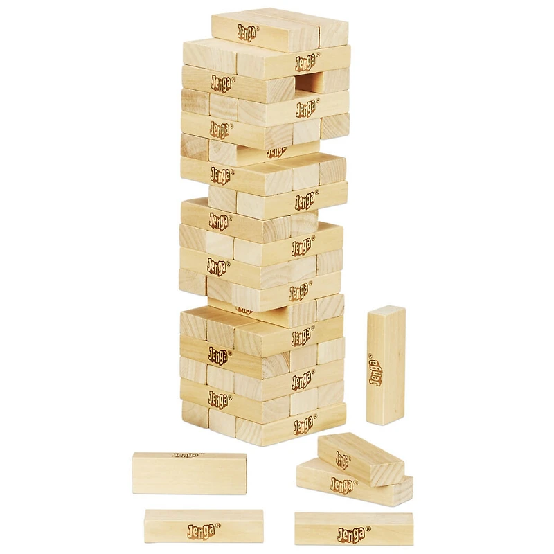 Official Hasbro Games Jenga Game with Digital Die