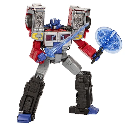 Transformers Generations Legacy United, figurine G2 Universe Laser Optimus Prime classe Leader