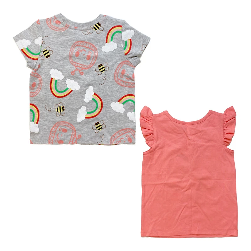 CoComelon - 2 Pack Fashion Tees - Pink