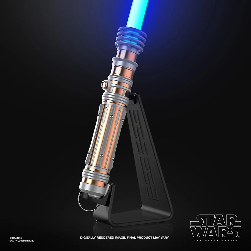 Star Wars The Black Series, sabre laser Force FX Elite de Leia Organa avec LED et effets sonores, article de cosplay