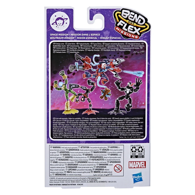 Marvel Spider-Man Bend and Flex Missions Venom Space Mission Action Figure