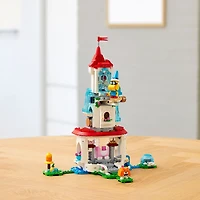 LEGO Super Mario Ensemble d'extension Le costume de Peach chat et la tour gelée 71407 (494 pièces)